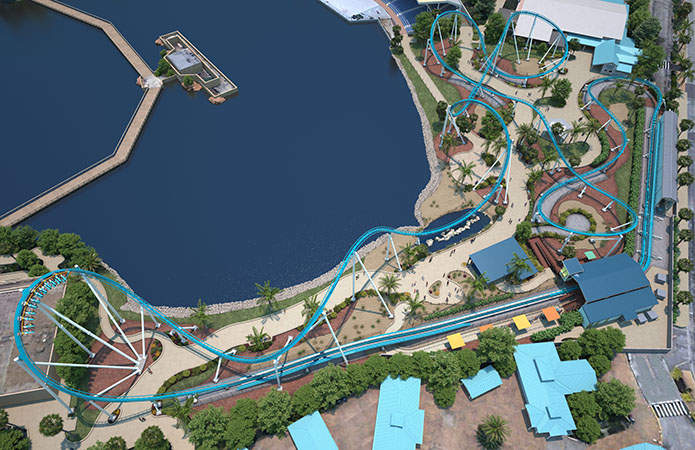 Pipeline: The Surf Coaster - Florida Parks